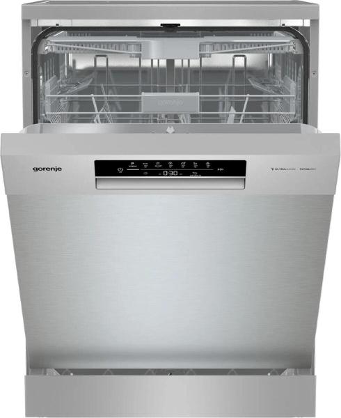 ARDEBO.de Gorenje GS643C90X G400 Standgeschirrspüler, 60 cm breit, 16 Maßgedecke, Startzeitvorwahl, FlexUse, TotalDry, silber