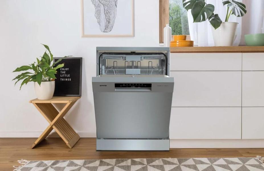 Gorenje GS643C90X G400 Standgeschirrspüler, 60 cm breit, 16 Maßgedecke, Startzeitvorwahl, FlexUse, TotalDry, silber