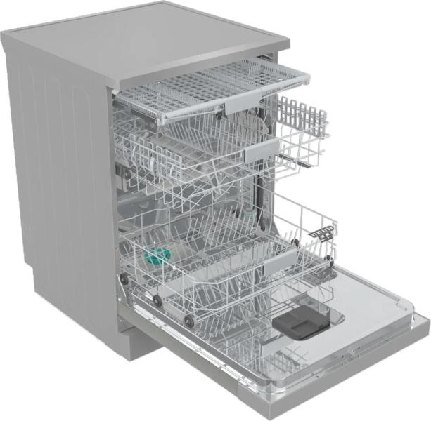Gorenje GS643C90X G400 Standgeschirrspüler, 60 cm breit, 16 Maßgedecke, Startzeitvorwahl, FlexUse, TotalDry, silber