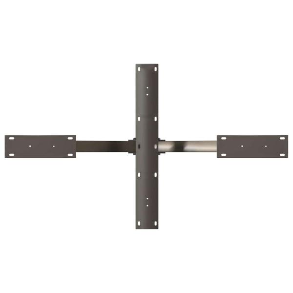 Couchtischbein in Spinnenform Naturstahl 98x58x(42-43) cm Stahl