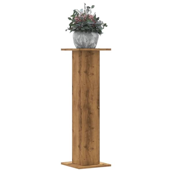 ARDEBO.de - Pflanzenständer 2 Stk. Artisan-Eiche 30x30x95 cm Holzwerkstoff