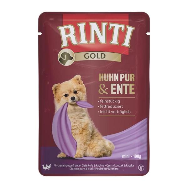 ARDEBO.de Rinti Gold Frischbeutel Huhn Pur & Ente 100 g 