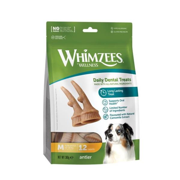 ARDEBO.de Whimzees Antler/Geweih M 360 g 
