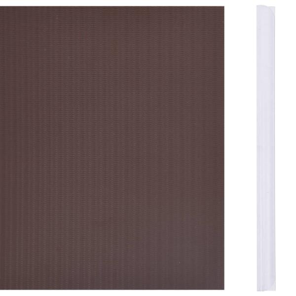 Garten-Sichtschutz PVC 35x0,19 m Braun