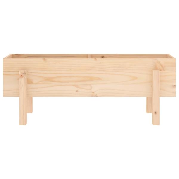 Hochbeet 101x30x38 cm Massivholz Kiefer