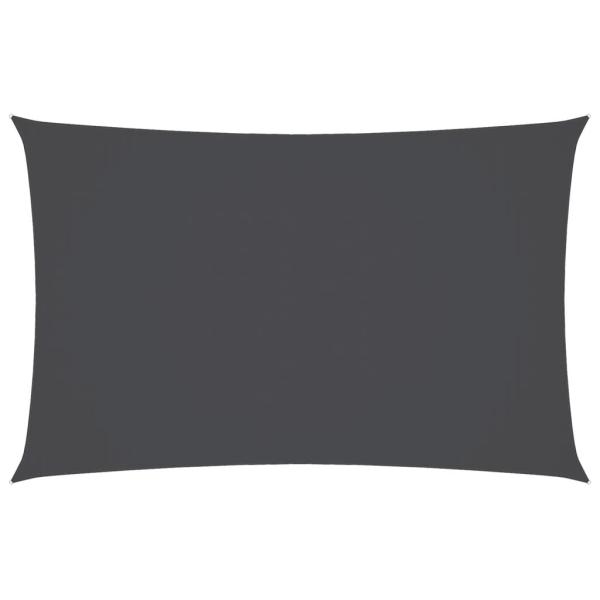Sonnensegel Oxford-Gewebe Rechteckig 3x6 m Anthrazit
