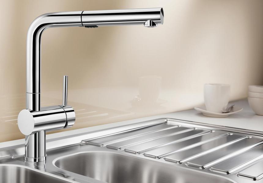 Blanco Linus-S Vario Einhebelmischer Hochdruck, chrom (518406)