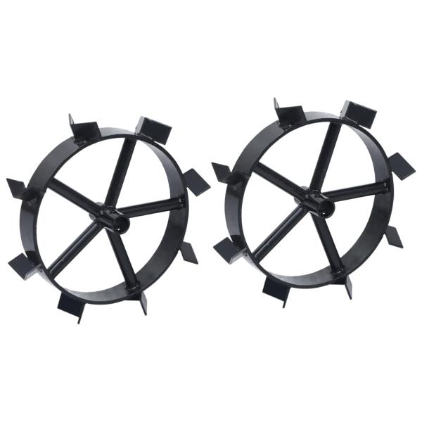 Metallräder für 6,5 PS Benzin-Gartenfräse 2 Stk.
