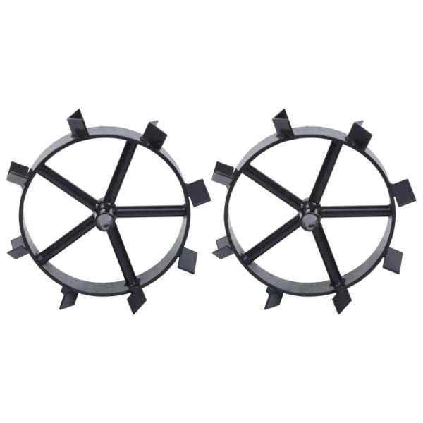 Metallräder für 6,5 PS Benzin-Gartenfräse 2 Stk.