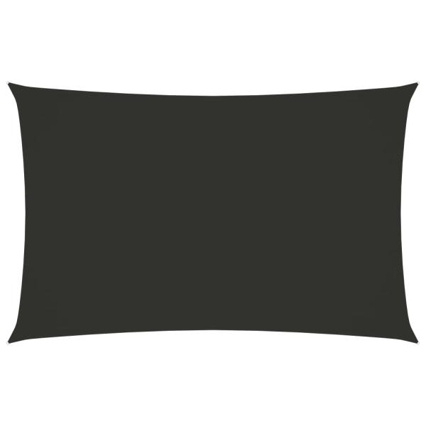 Sonnensegel Oxford-Gewebe Rechteckig 5x8 m Anthrazit
