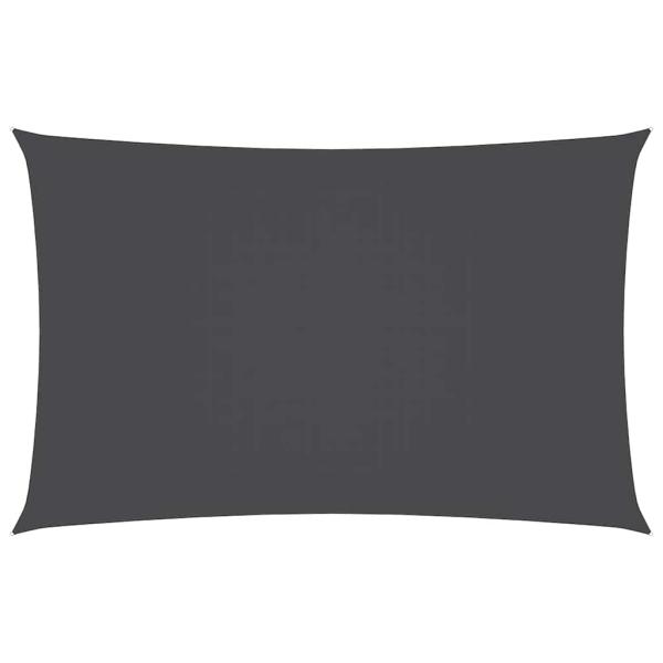 Sonnensegel Oxford-Gewebe Rechteckig 5x8 m Anthrazit