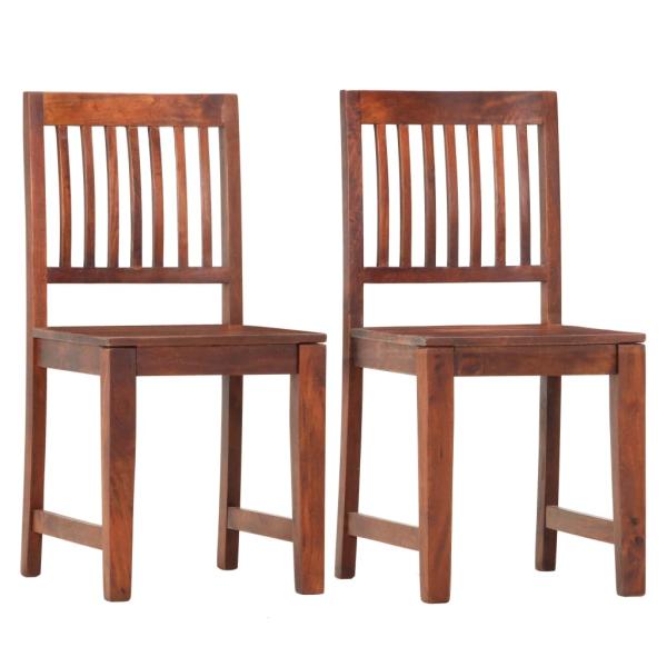 ARDEBO.de - Esszimmerstühle 2 Stk. Massivholz Mango