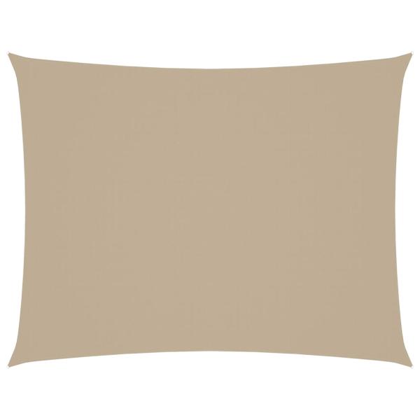 Sonnensegel Oxford-Gewebe Rechteckig 5x6 m Beige