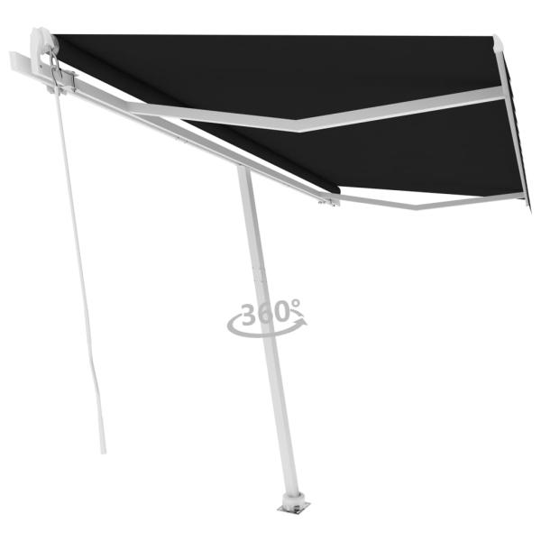 Standmarkise Manuell Einziehbar 400x350 cm Anthrazit