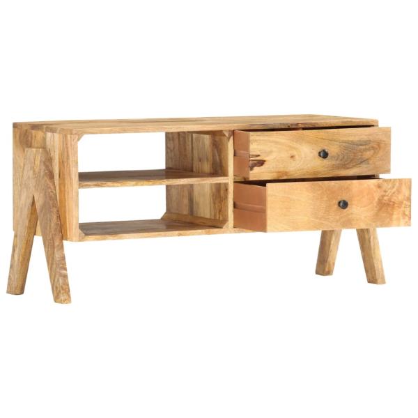 TV-Schrank 97 x 35 x 47 cm Massivholz Mango