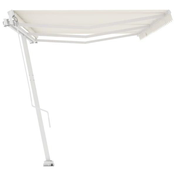 Standmarkise Manuell Einziehbar 600x350 cm Creme