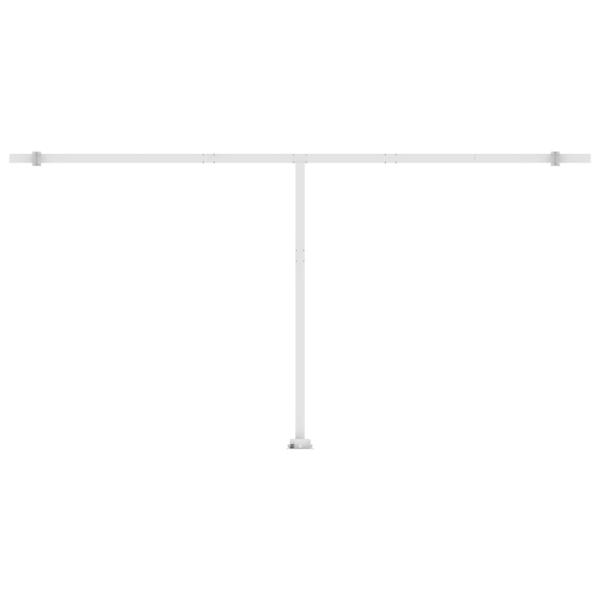 Standmarkise Manuell Einziehbar 600x350 cm Orange/Braun