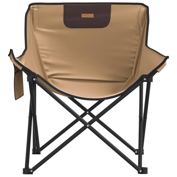 Campingstühle 2 Stk. mit Tasche Klappbar Braun