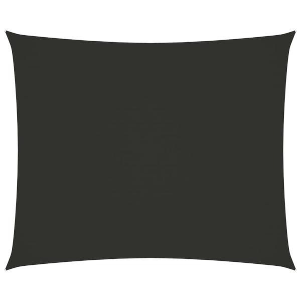 Sonnensegel Oxford-Gewebe Rechteckig 5x6 m Anthrazit