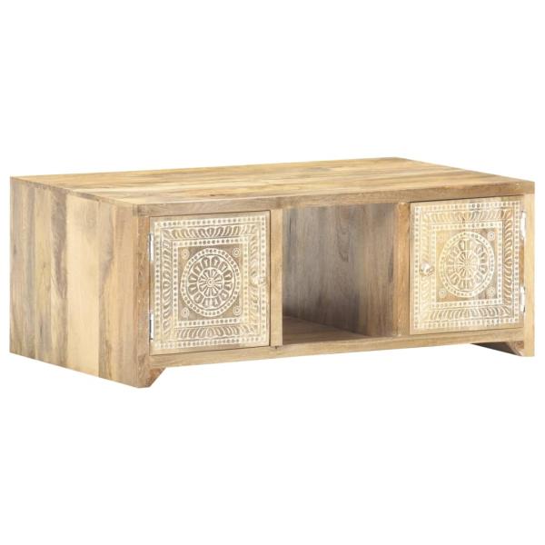 Couchtisch 90x50x35 cm Mango Massivholz