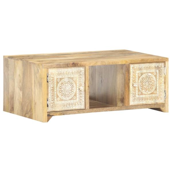 Couchtisch 90x50x35 cm Mango Massivholz