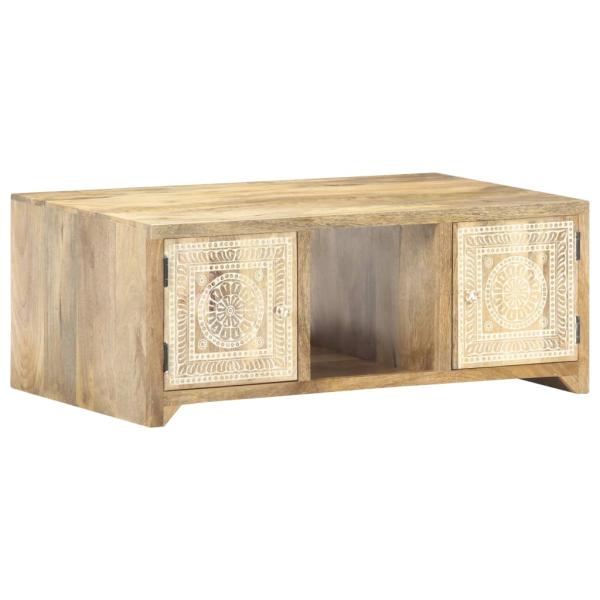 Couchtisch 90x50x35 cm Mango Massivholz