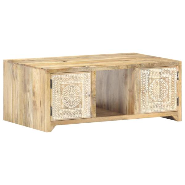 Couchtisch 90x50x35 cm Mango Massivholz