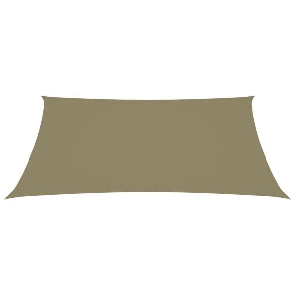 Sonnensegel Oxford-Gewebe Rechteckig 5x7 m Beige