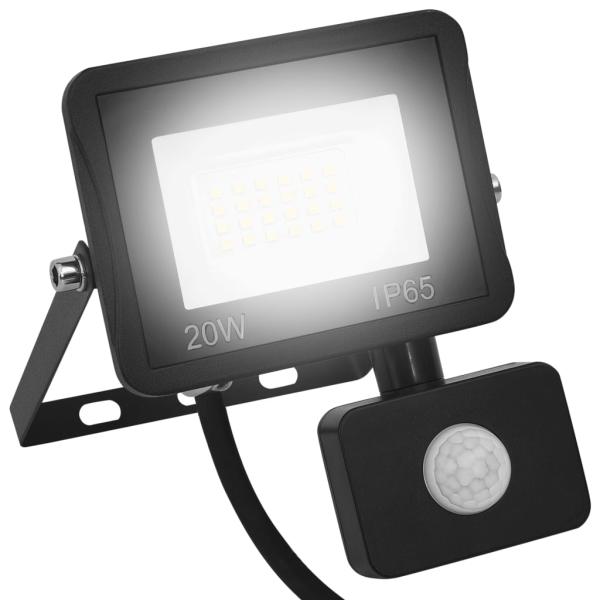 ARDEBO.de - LED-Fluter mit Sensor 20 W Kaltweiß