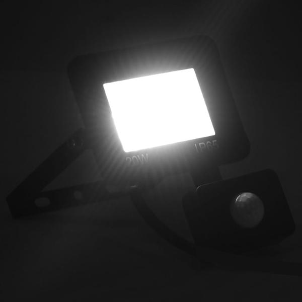 LED-Fluter mit Sensor 20 W Kaltweiß