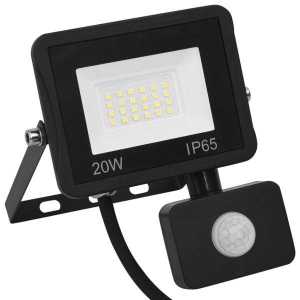 LED-Fluter mit Sensor 20 W Kaltweiß