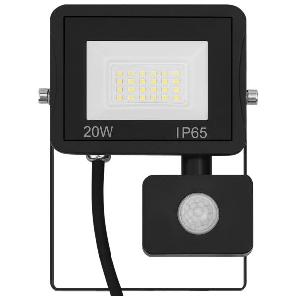 LED-Fluter mit Sensor 20 W Kaltweiß