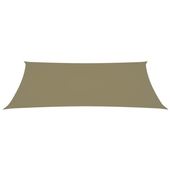 Sonnensegel Oxford-Gewebe Rechteckig 5x8 m Beige