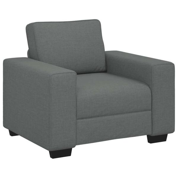 Sessel Dunkelgrau 60 cm Stoff