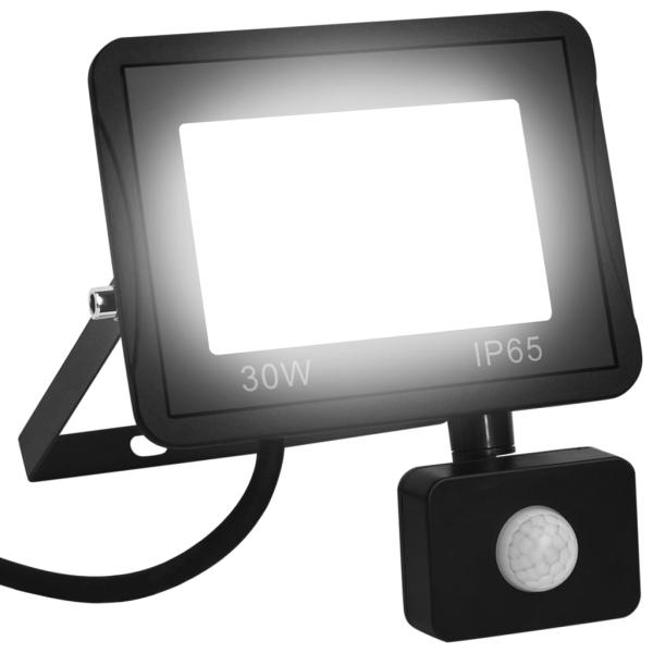 ARDEBO.de - LED-Fluter mit Sensor 30 W Kaltweiß