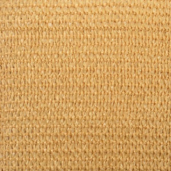 Sonnensegel 160 g/m² Rechteckig Sandfarben 6x8 m HDPE