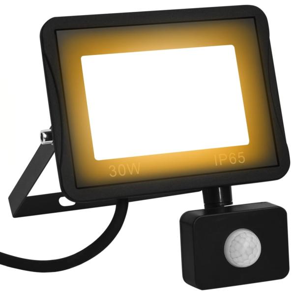 ARDEBO.de - LED-Fluter mit Sensor 30 W Warmweiß