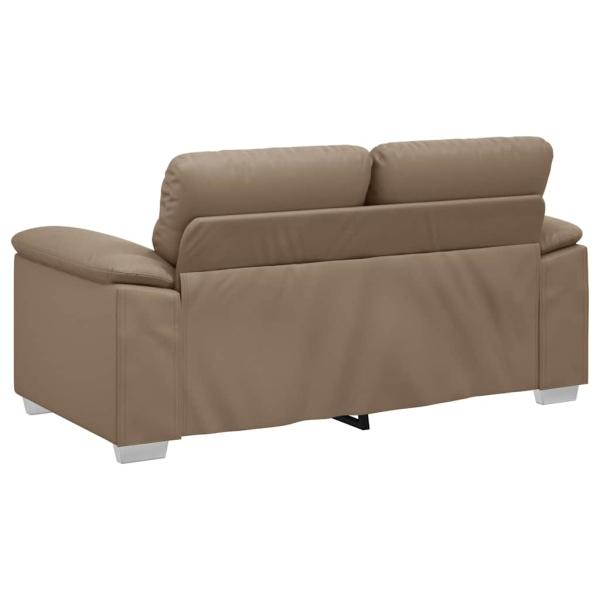 ARDEBO.de - 2-Sitzer-Sofa Cappuccino-Braun 120 cm Kunstleder