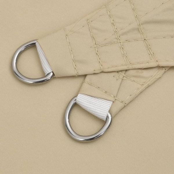 Sonnensegel Oxford-Gewebe Rechteckig 6x7 m Beige