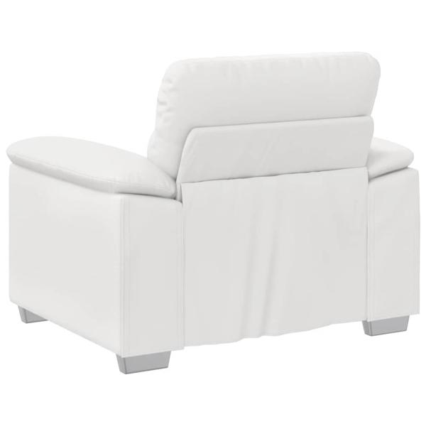 Sessel Weiß 60 cm Kunstleder