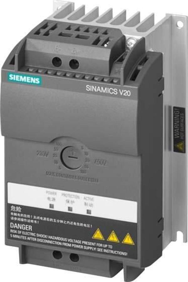ARDEBO.de Siemens 6SL3201-2AD20-8VA0 SINAMICS V20 Bremsmodul 380 V-480 V 3 AC/200 V - 240 V Lastspiel von 5 % bis 100 % Größe: 90x150x88 (BxHxT)