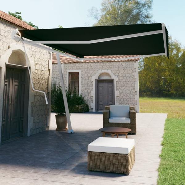ARDEBO.de - Standmarkise Automatisch 500x350 cm Anthrazit