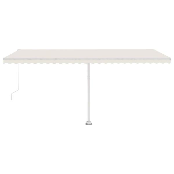 Standmarkise Manuell Einziehbar 500x300 cm Creme
