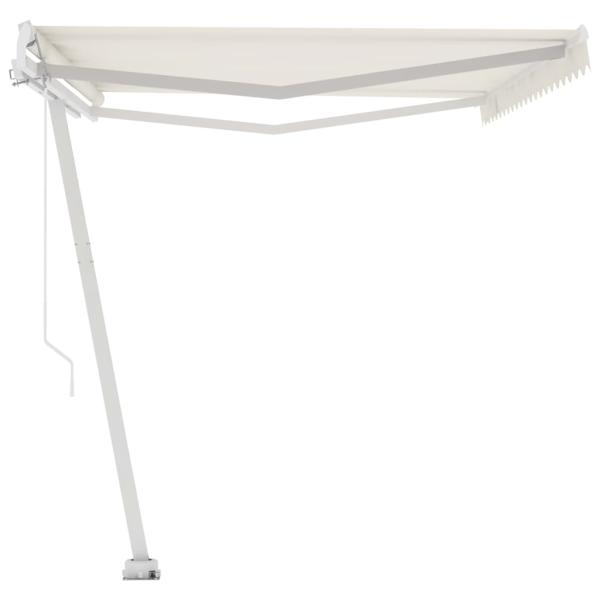 Standmarkise Manuell Einziehbar 500x300 cm Creme