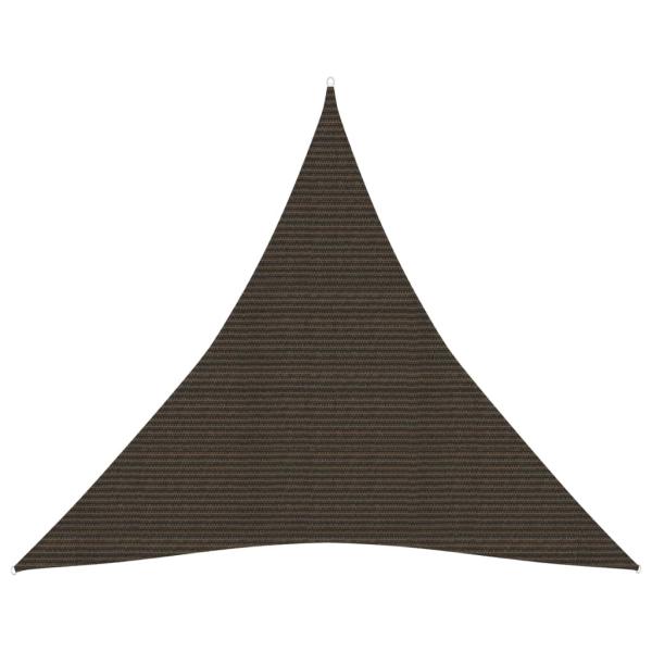ARDEBO.de - Sonnensegel 160 g/m² Braun 6x6x6 m HDPE
