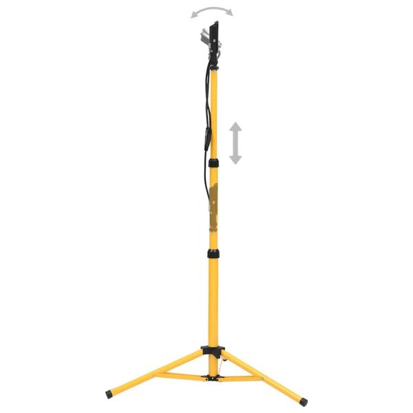 LED-Fluter mit Stativ 2x30 W Warmweiß