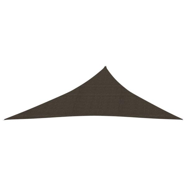Sonnensegel 160 g/m² Braun 3x4x5 m HDPE