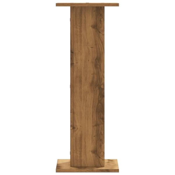 Pflanzenständer 2 Stk. Artisan-Eiche 30x30x80 cm Holzwerkstoff
