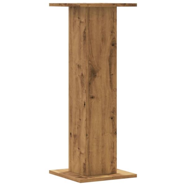 Pflanzenständer 2 Stk. Artisan-Eiche 30x30x80 cm Holzwerkstoff
