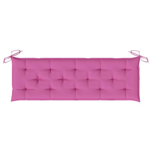 Gartenbank-Auflage Rosa 150x50x7 cm Oxford-Gewebe